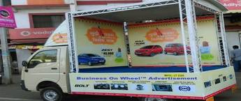 Advertising in Mobile Van, Advertising in Mobile Van Vijayawada, Seemandhra Mobile Van Billboard Advertising, Roadshow Advertising